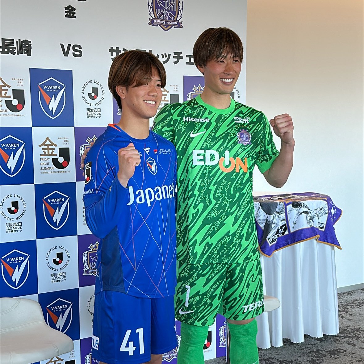 𝟰 𝗗𝗔𝗬𝗦 𝗧𝗢 𝗚𝗢🔷🔶 【#長谷川元希 選手🤝#大迫敬介 選手