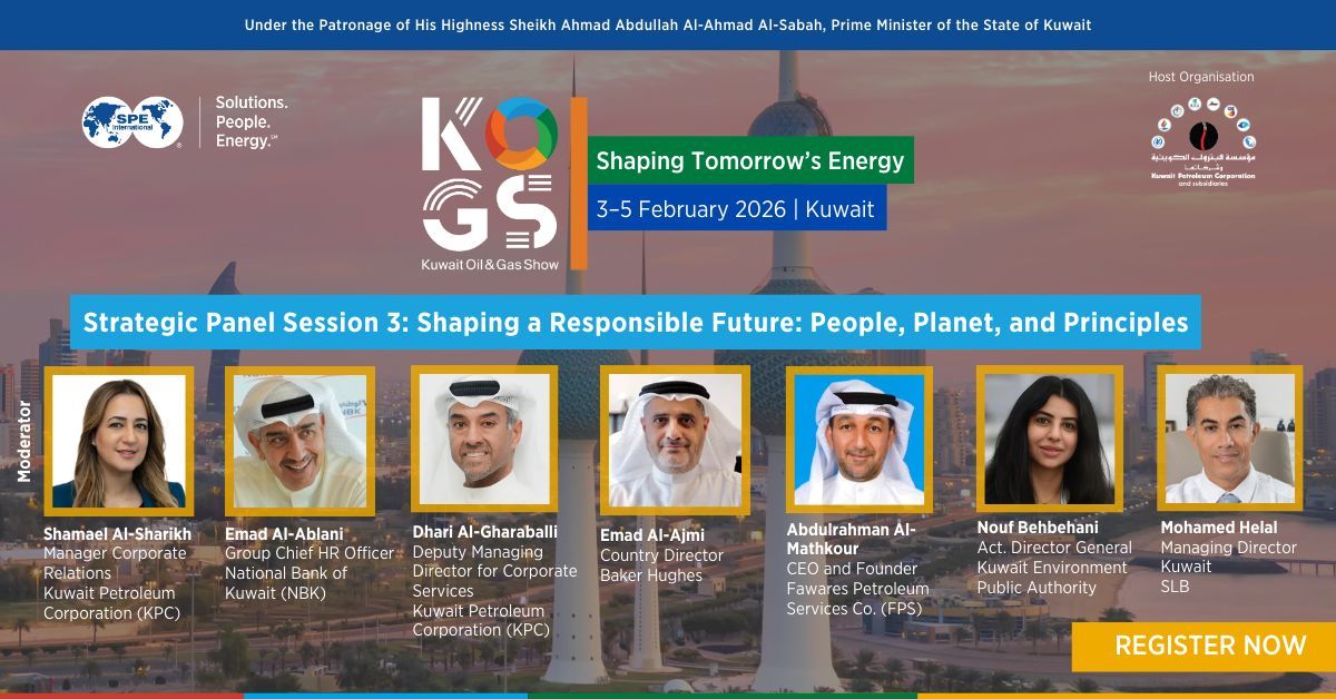 Strategic Panel Session 3: Shaping a Responsible Future

People, Planet, and Principles

As the energy sector evolves, leadership today is defined not only by performance, but by responsibility. 

Join the discussion shaping tomorrow’s energy.

🔗 go.spe.org/DecPosts/26KOG…