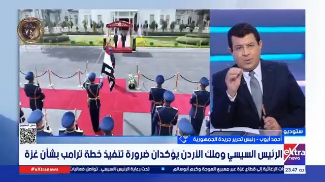 أحمد أيوب رئيس تحرير جريدة الجمهورية: مصر هي الراعي الأساسي والتاريخي للقضية الفلسطينية #عمرو_توفيق 