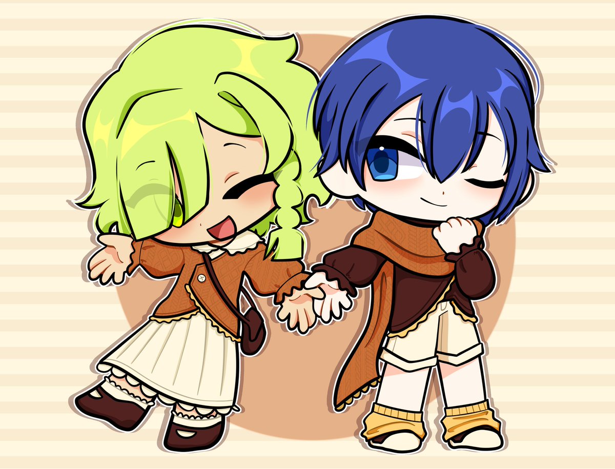 the chibi the couple