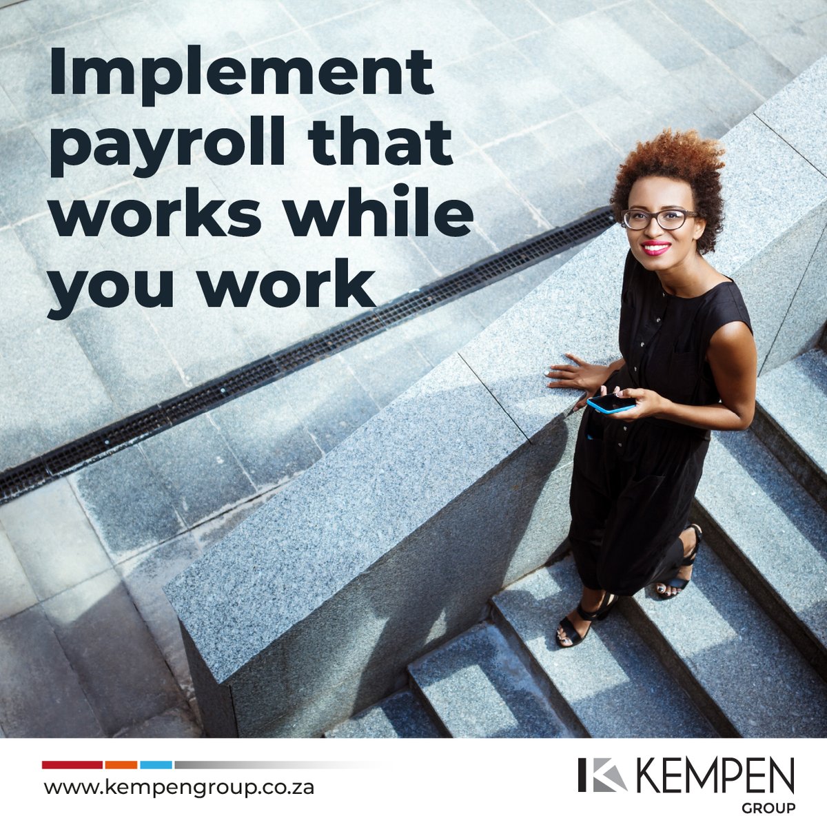 Payday shouldn’t cause panic. 👩‍💻

#KempenGroup manages your payroll accurately and on time — handling calculations, deductions &amp; submissions so you stay compliant and stress-free.

Smooth payroll. Happy employees.
📱082 940 6700
📧 ignus@kempengroup.co.za

 #PayrollServices