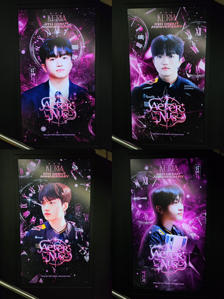 wewowewuwi's tweet photo. 누모 예쁘다~ 🥺
신촌역에서 베트남 팬들이 준비한 케리아 데뷔 6주년 기념 LED입니다.
LED 패널은 3번 출구 계단과 2호선 출입구 양쪽에 설치되어 있어요 💖

#Keria #케리아 #HappyKeria6thdebut #DearKeriaVN @T1Keria https://t.co/GxhqYLOIJx