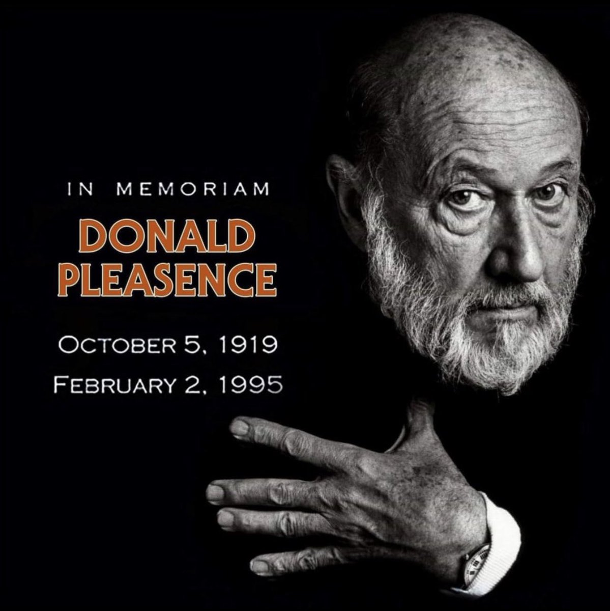 On this date 31 years ago we lost an absolute legend. RIP Donald Pleasence AKA Dr. Sam Loomis #RIP