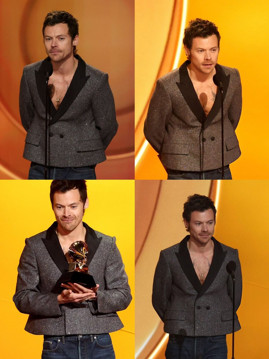 harry styles at the 2026 #GRAMMY