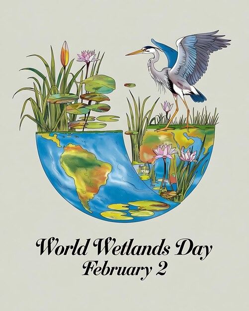 Wetlands are nature’s life-support system 💚
Protect wetlands today to secure water, wildlife &amp; our future.
#WorldWetlandsDay #ProtectWetlands #ClimateAction