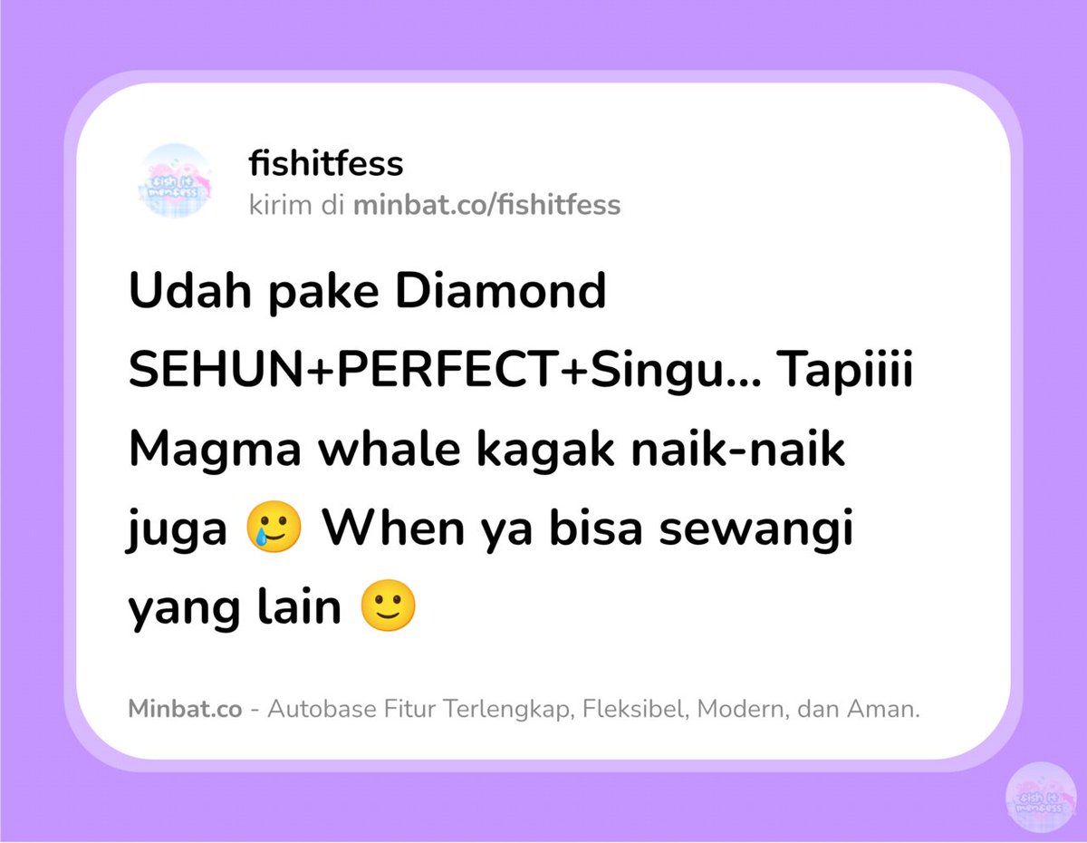 FISH IT FESS ‼️ WTT CANTUMIN UNAME tweet media