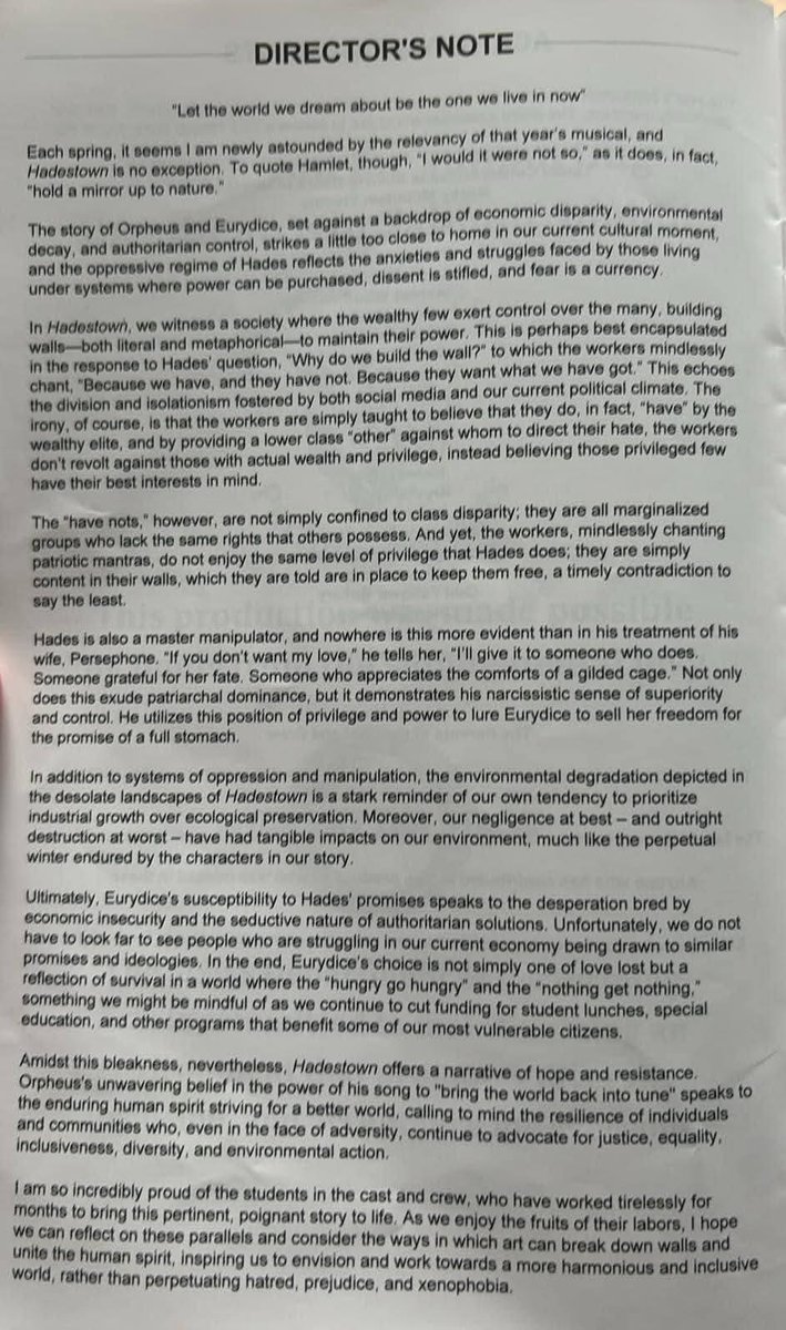 TonyaHeald33's tweet photo. @Citizens_Idaho He will use HB338 funding for a new drama department, in a building that is going to cost $4 million that thev are lving to the community about. This is him blatantly flaunting that he is using the local levy to support DEI, and now they will be using state monev to do it too. https://t.co/937qevUNzd