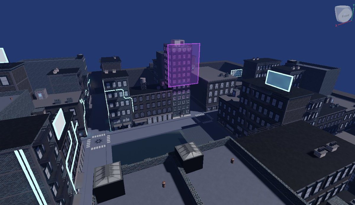 A little Update on the game 

made some billboards and hologram ads 
plus made some power lines to really give it that Tron and BladeRunner vibe

#gamedev #iloveroblox