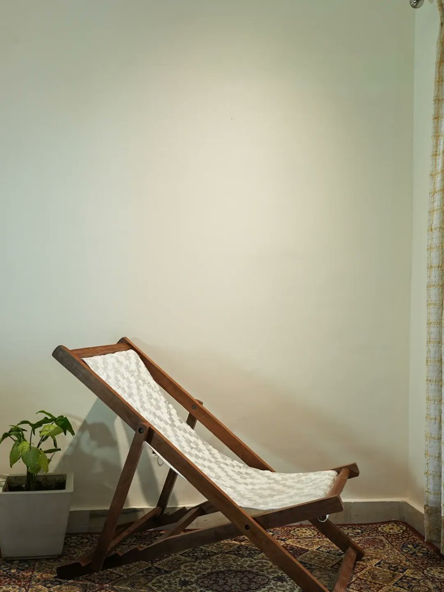 Octoberstore1's tweet photo. Chaired Boundaries | Vienna Design Week
A foldable chair that shifts between seat and sculpture.
Inspired by Vienna’s cathedral geometry and Indian weaving, finished with silver block prints.
Folded: art. Unfolded: history in dialogue.
#ViennaDesignWeek #DesignCollaboration https://t.co/tleDUzGC7A