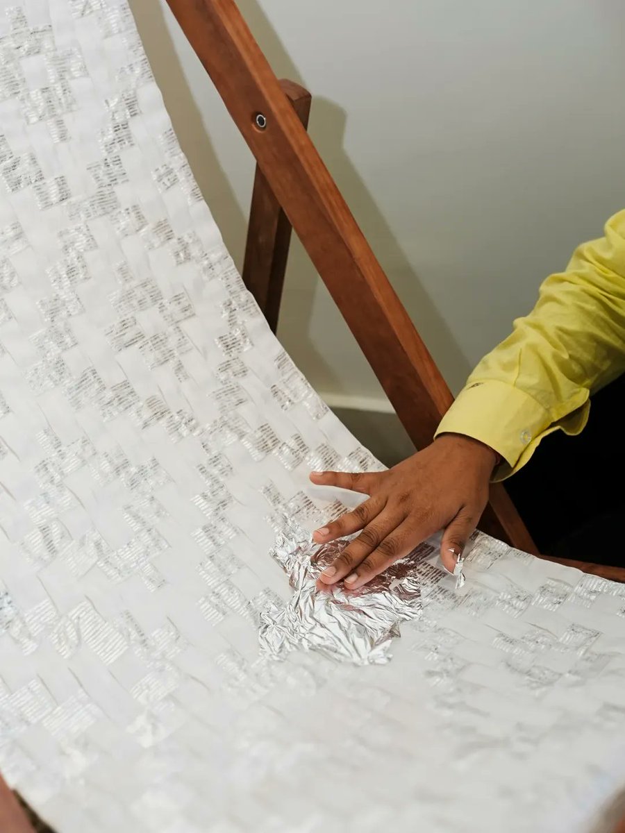 Octoberstore1's tweet photo. Chaired Boundaries | Vienna Design Week
A foldable chair that shifts between seat and sculpture.
Inspired by Vienna’s cathedral geometry and Indian weaving, finished with silver block prints.
Folded: art. Unfolded: history in dialogue.
#ViennaDesignWeek #DesignCollaboration https://t.co/tleDUzGC7A