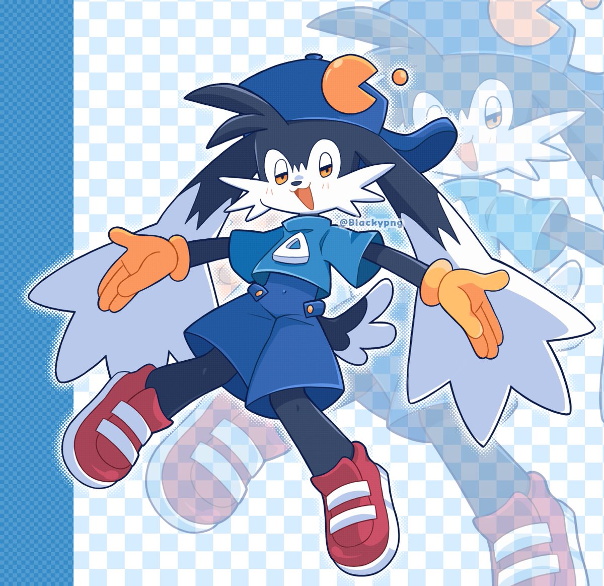 Blackypng's tweet photo. first #klonoa of the year 😋💙💙 https://t.co/lImNBCH1z0