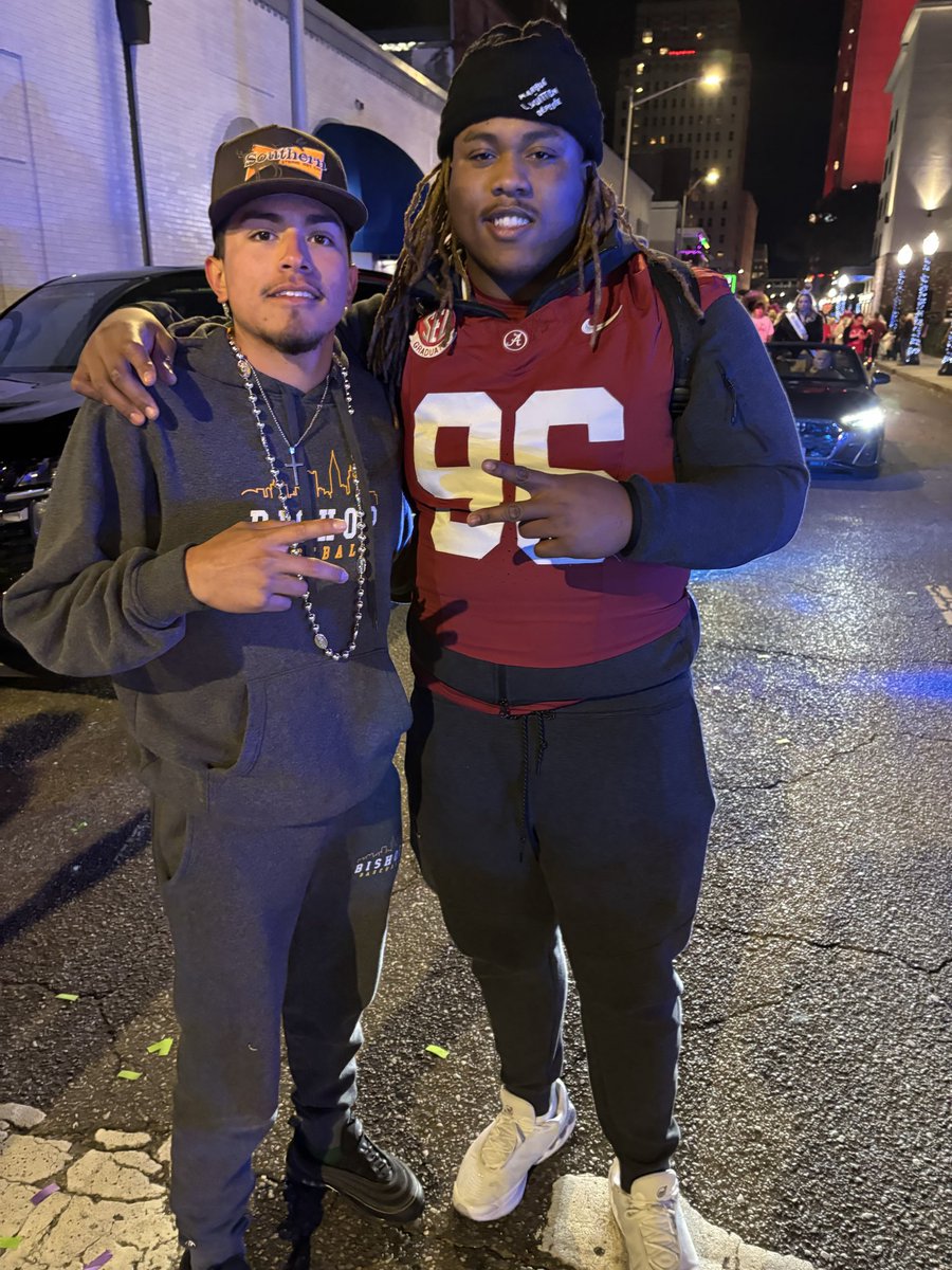 Hanging with future NFL stars <a href="/seniorbowl/">Panini Senior Bowl</a> and #RepresentingOurCITY in a parade at The Birthplace of Mardi Gras <a href="/VisitMobileAL/">Visit Mobile 🌺</a> <a href="/MobileMardiGras/">Mobile Mardi Gras</a> 🙌#Bishopstatement