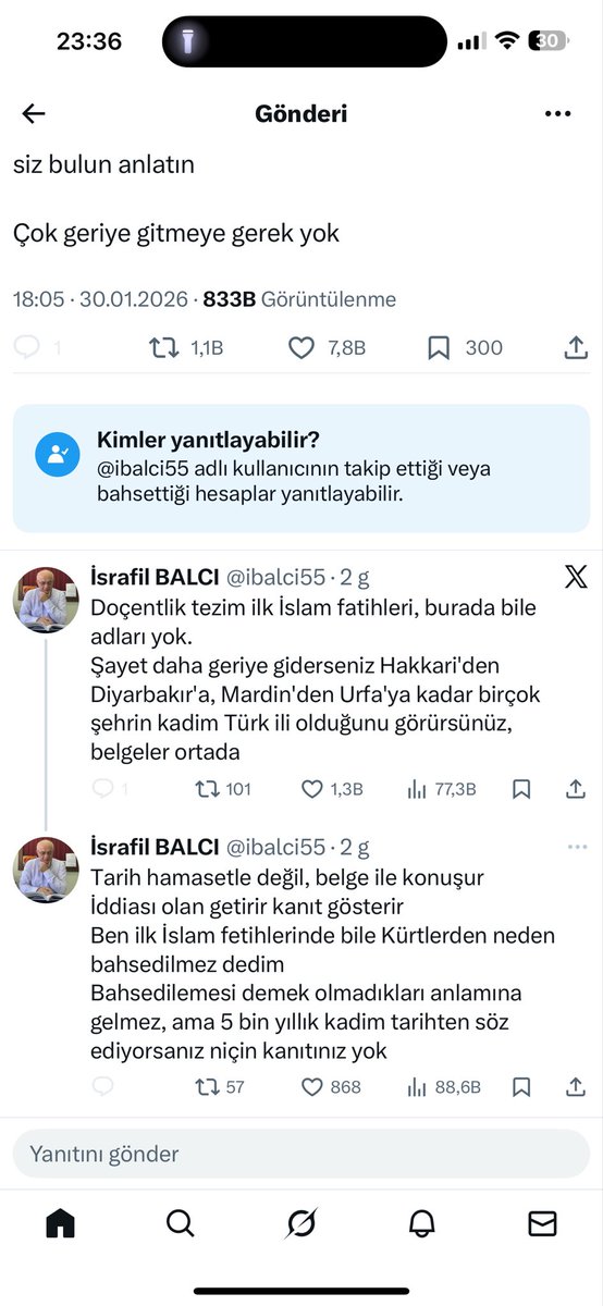 KAYIPCOCUK1's tweet photo. @ibalci55 @cemilebayraktr @grok Bu adamın paylaştığı bir twitin fotosunu kırpıp buraya yazıyorum . Sen bu adama Kürtlerin tarihi hangi yüzyıla  dayanıyor , İslamiyeti  bireysele ne zaman kabul ettiler toplu ne zaman kabul ettiler , anlatırmısın? https://t.co/FTnVE37BAS