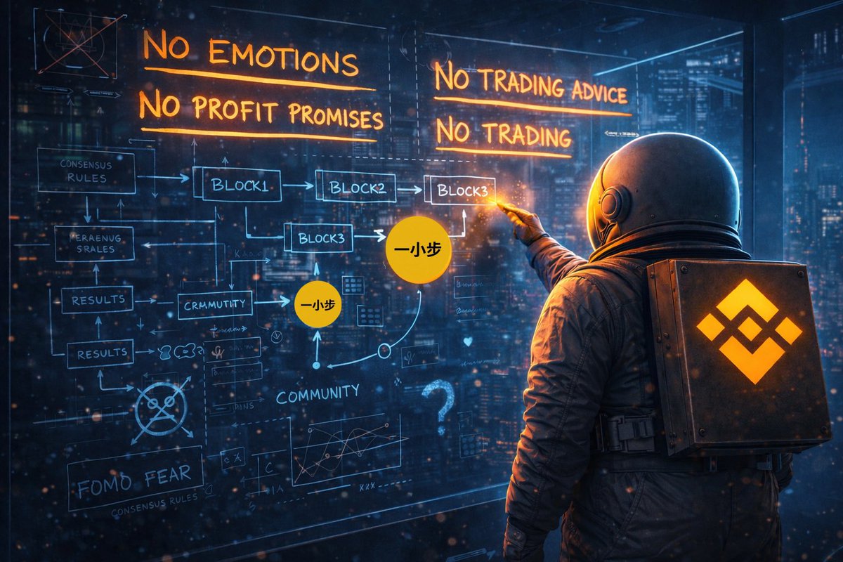 我们刻意设定边界。

不是因为保守，
而是因为清楚什么事情值得被长期重复。

我们不承诺收益，
不指导买卖，
也不靠制造情绪来维持注意力。

因为一旦情绪成为主要驱动力，
结构就会被忽略，
判断就会被替代。

在真正重要的早期阶段，
唯一值得反复做的事情只有一件：
把结构讲清楚，