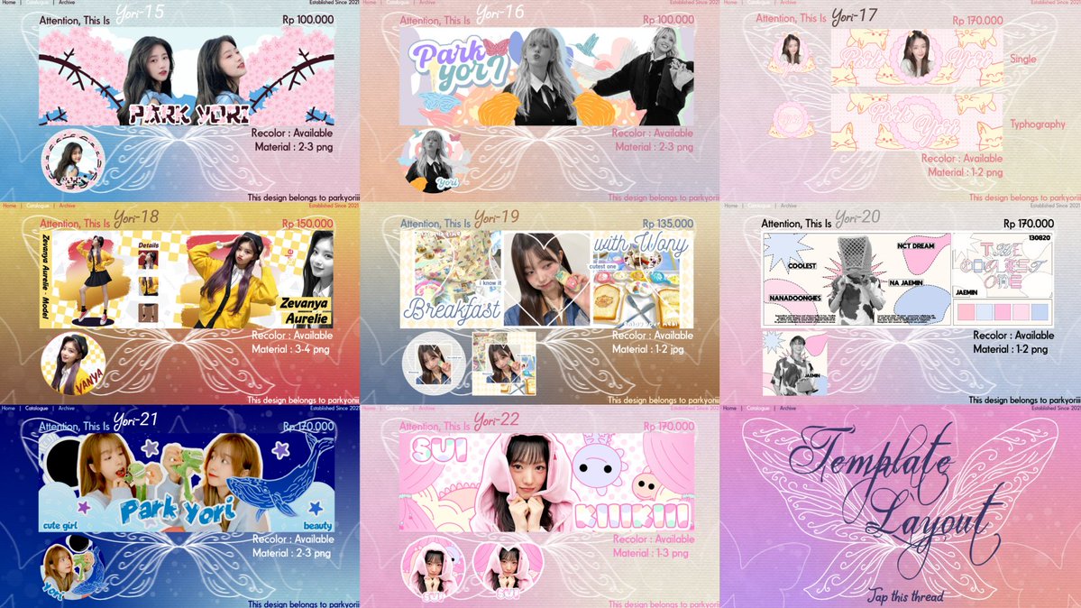 parkyoriii's tweet image. Bantu repost yaa gusy 🫶🏻

Haii Yori ada diskon 2.2 untuk layout dan template sampai tanggal 4 Februari ✨🛍️ Diskonnya dapat dilihat di alt tiap pict yaa 🫶🏻

#zonauang