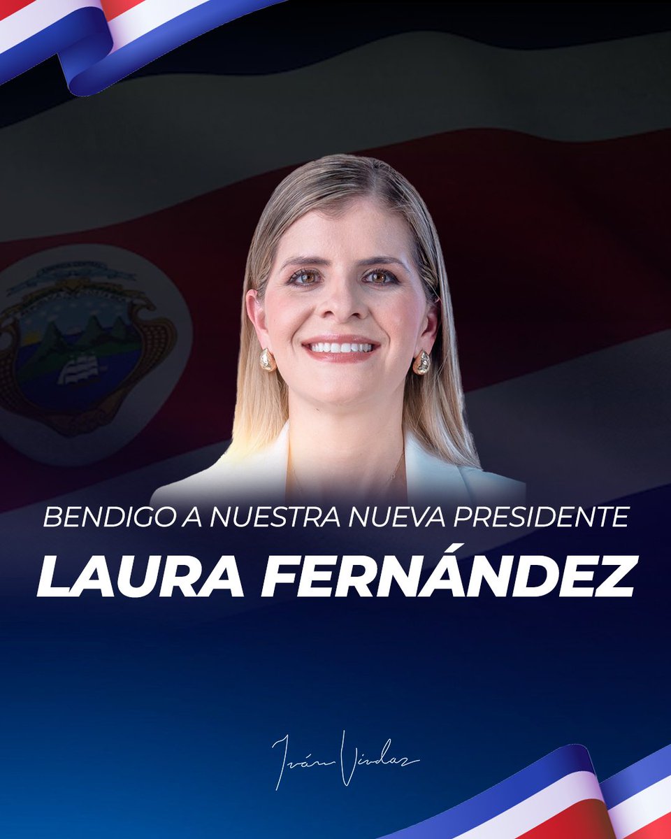 Hoy celebramos la democracia y el futuro de nuestra amada Costa Rica.
Declaro un tiempo glorioso para Costa Rica. 🇨🇷