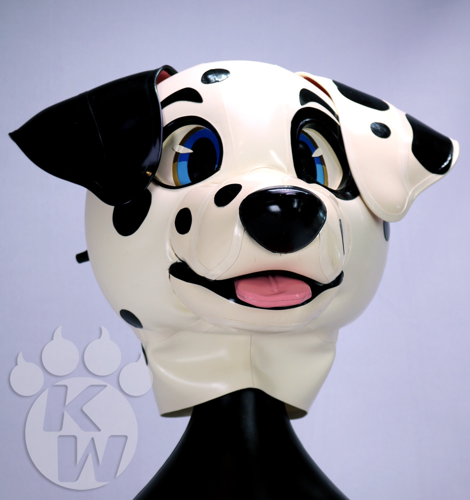 Dalmatian Hood　Boy1-Inflatable latex hood

◆ Fabric: Natural latex
4D SUPATEX WHITE
4D SUPATEX BLACK
4D SUPATEX PINK