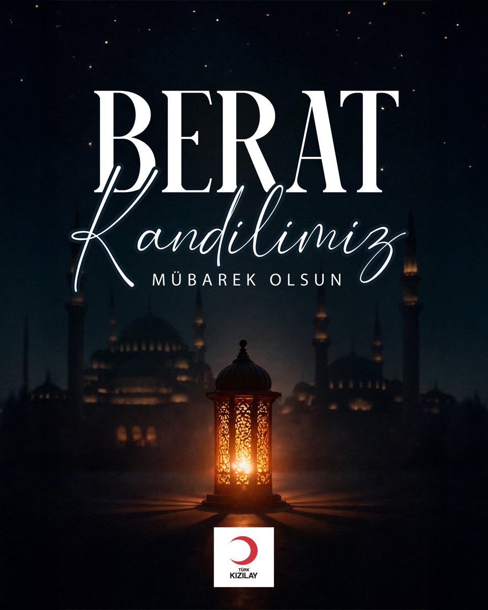 Berat Kandili’nin manevi huzuru yüreklerimize umut, gönüllerimize ferahlık versin.

Kandilimiz mübarek olsun. 🌙
#BeratKandili