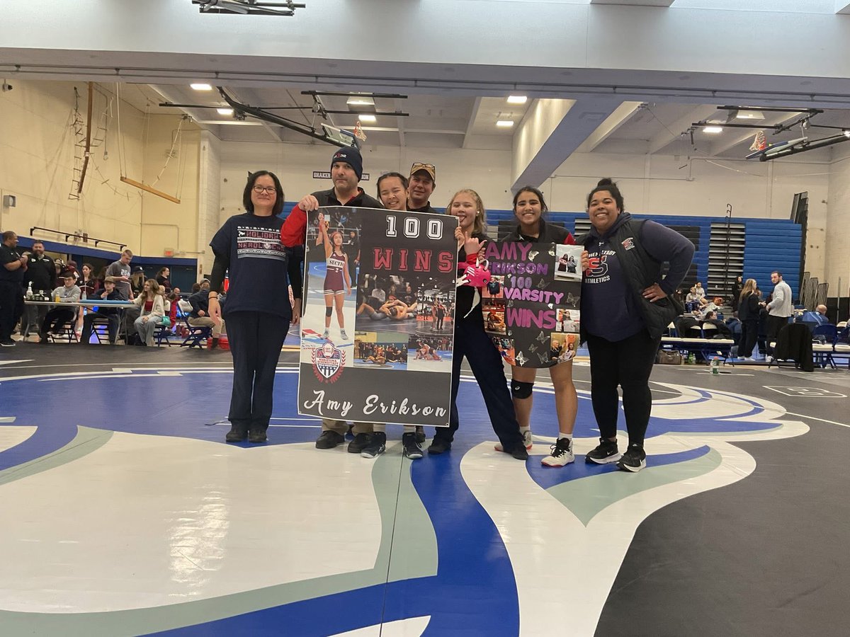 JeremyMatson5's tweet photo. Congratulations Amy Erikson
Achieved her 100th varsity win. Also Queen Bison champion. @NiskyAthletics @NiskayunaCSD @SCSchools https://t.co/g51ZbdjmIh