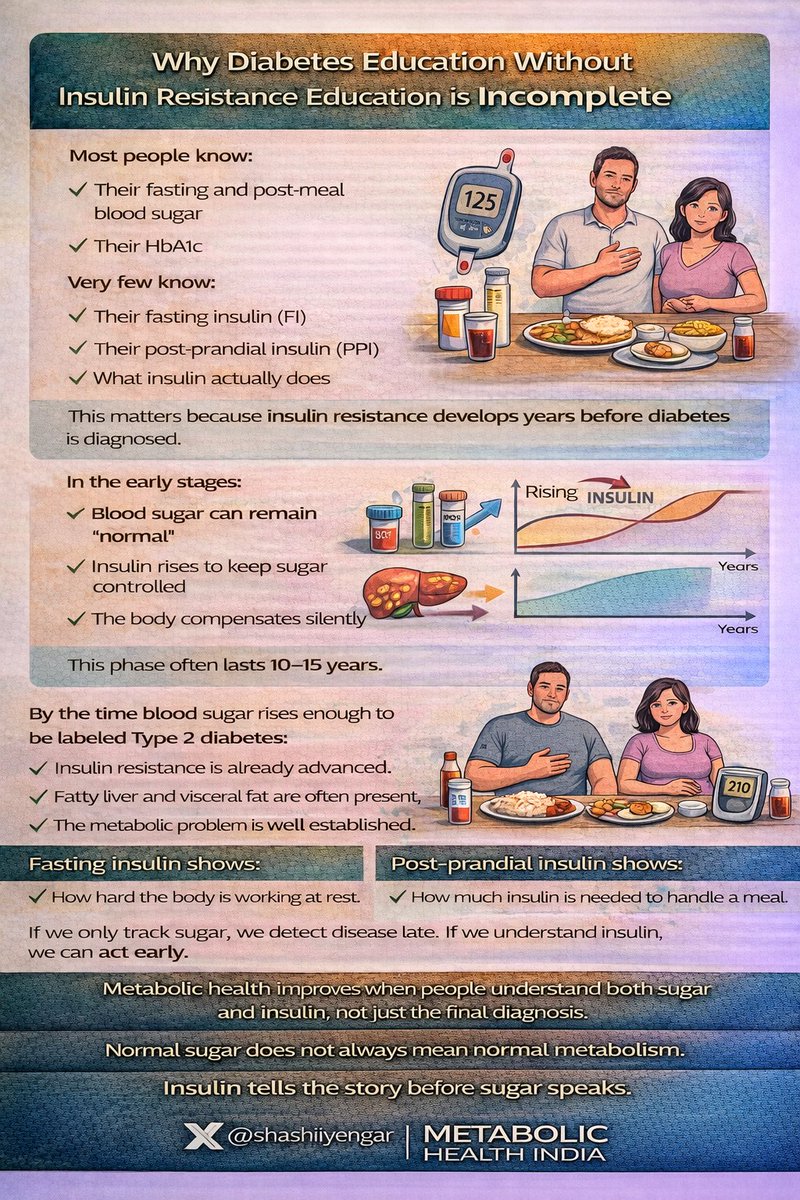 Shashi Iyengar | Metabolic Health India® tweet media