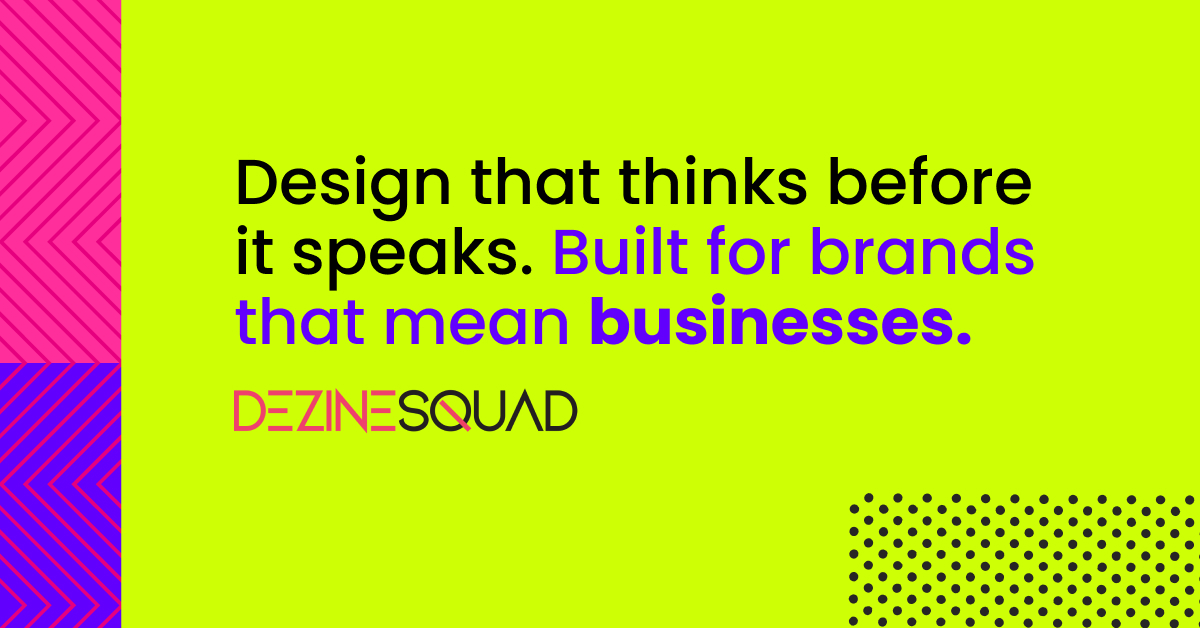 DezineSquad's tweet image. More than designers.
Your extended creative team.
#Dezinesquad #DesignPartners #CreativeSupport #BrandConsistency #UnlimitedDesign #designagencylife