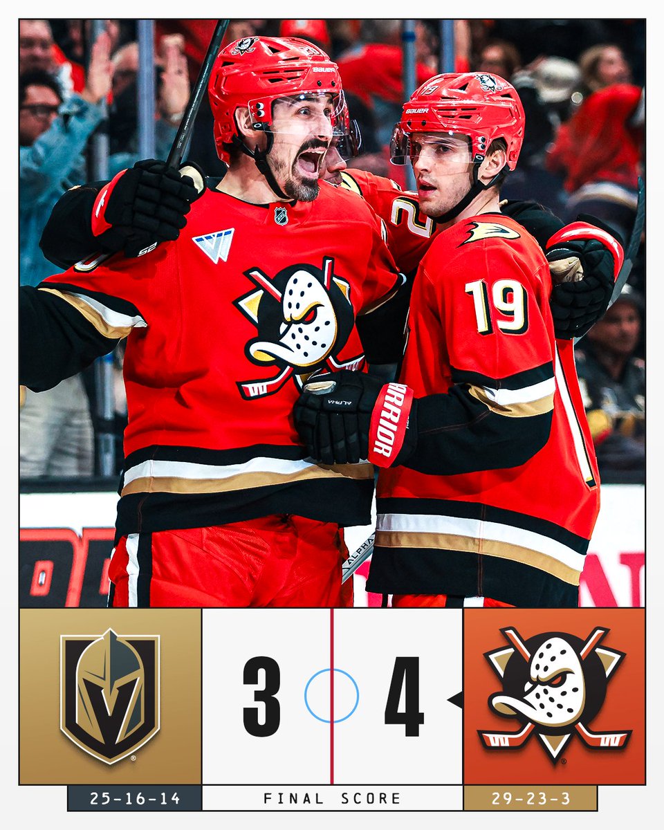 DUCKS WIN AT HOME 🦆