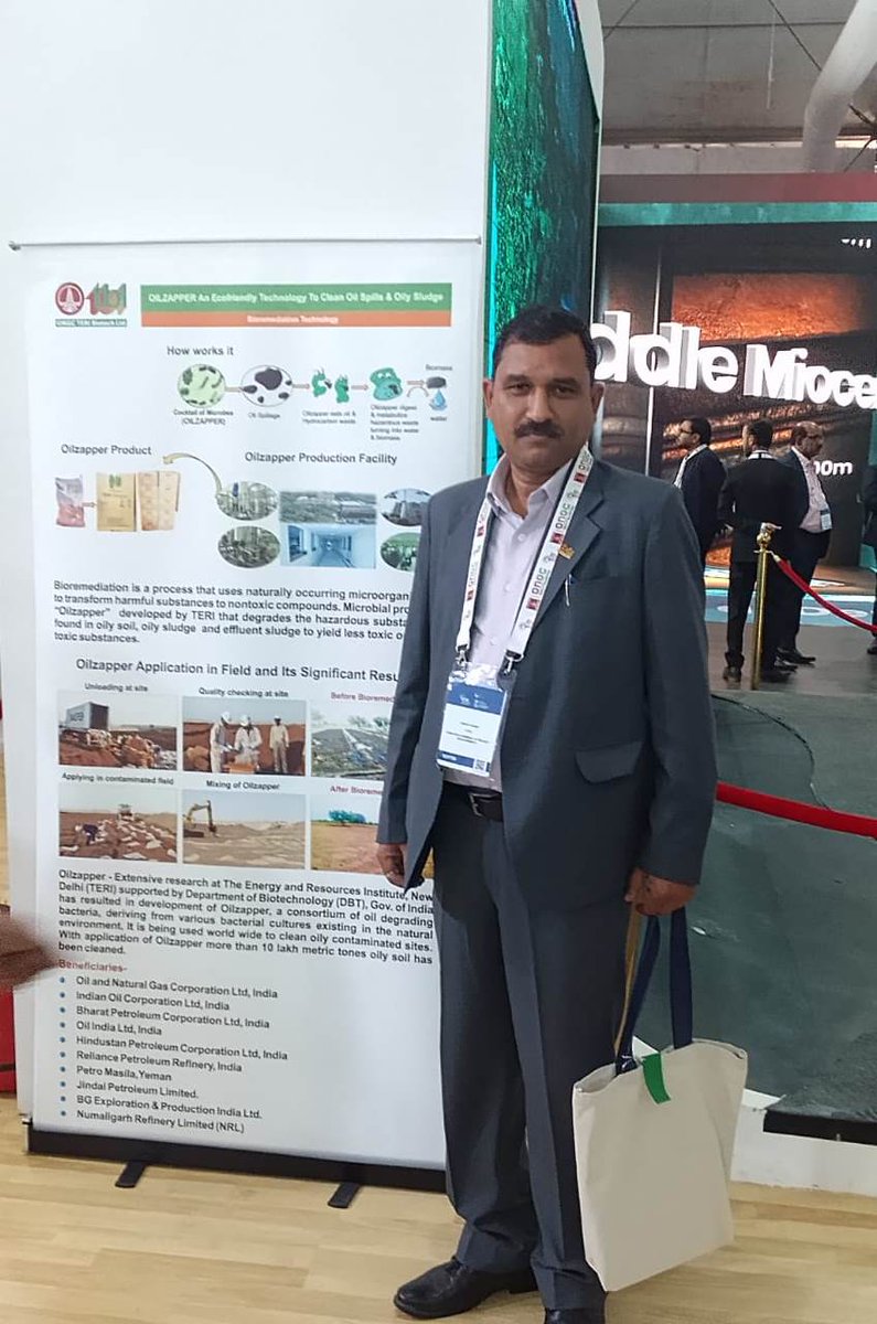 OTBLINDIA's tweet photo. ONGC TERI Biotech Limited participated in India Energy Week 2026, Goa, with the team representing the Company. OTBL’s services were displayed at the ONGC Booth. #IEW2026 #OTBL #ONGC #TERI #Dipankarsaharia #MoPNG #omprakashsinha @sahariadipankar @opsinhaONGC @teriin @PetroleumMin https://t.co/8QDXtgnSyN