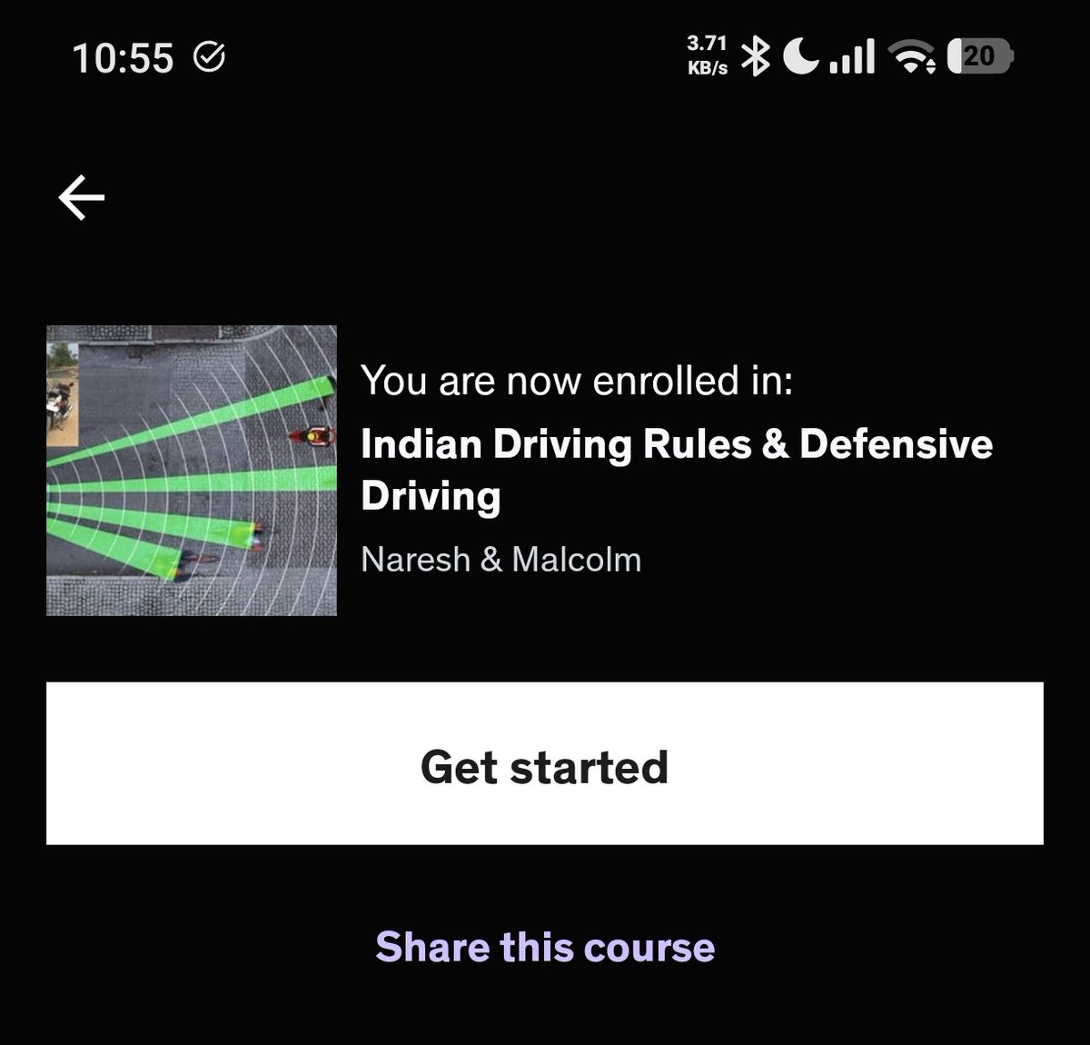 rohithbhoomadi's tweet photo. @TopDriverIndia Enrolled 🙌🏻 https://t.co/JGYdZ6KmXq