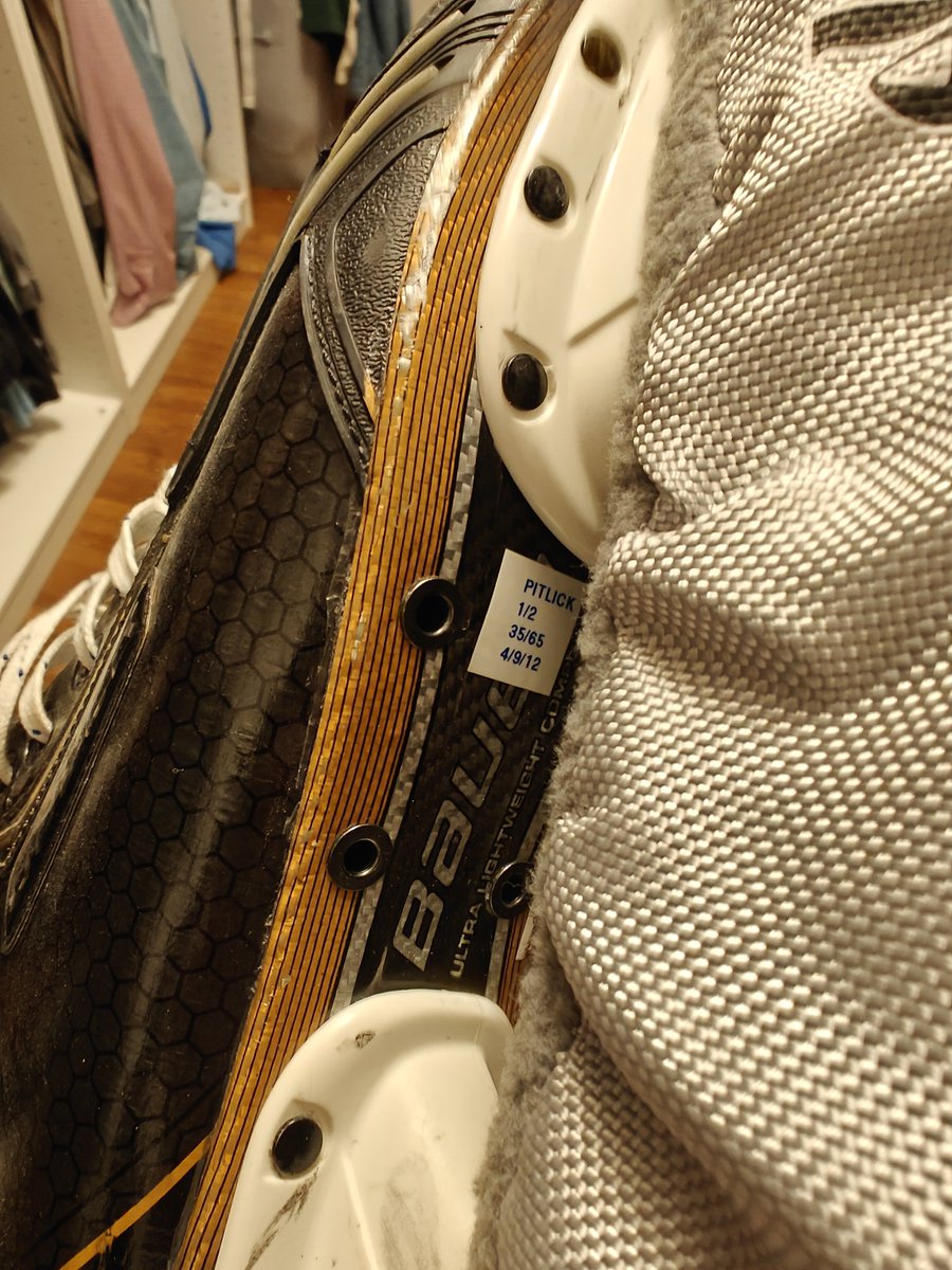 Saltporker's tweet photo. @OADSBW I actually skate in his old Bauers I bought from an end of season OKC Barons equipment sale! Blast from the past indeed. https://t.co/VoGInW04Y0