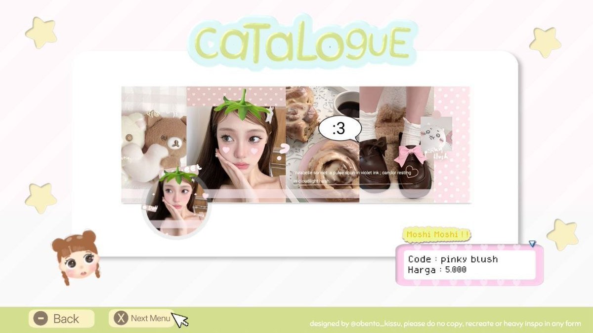 igaqri's tweet image. Help repost? terimakasihh ! ♡

Hai haii, Fleur ada promo layout open titip (optip) special 2.2, jadi all 5k untuk semua catalogue ini &amp;gt;__o, bisa drop foto di reply &amp;amp; dm ya dan selebihnya bisa cek di bawah tweet ini, happy shoping ! ♡ #zonauang