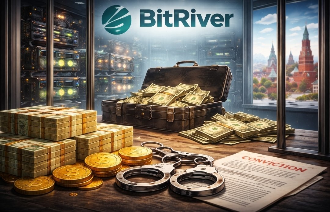 Avolaofficial's tweet photo. Igor Runets, founder and CEO of Russian Bitcoin miner BitRiver, has reportedly been detained and charged with tax evasion.
Documents show he was arrested Jan 30 and placed under house arrest, which will take full effect from Feb 4 unless a successful appeal is filed.
#BitRiver, one of Russia’s largest mining firms, has faced sanctions and operational strains in recent years.