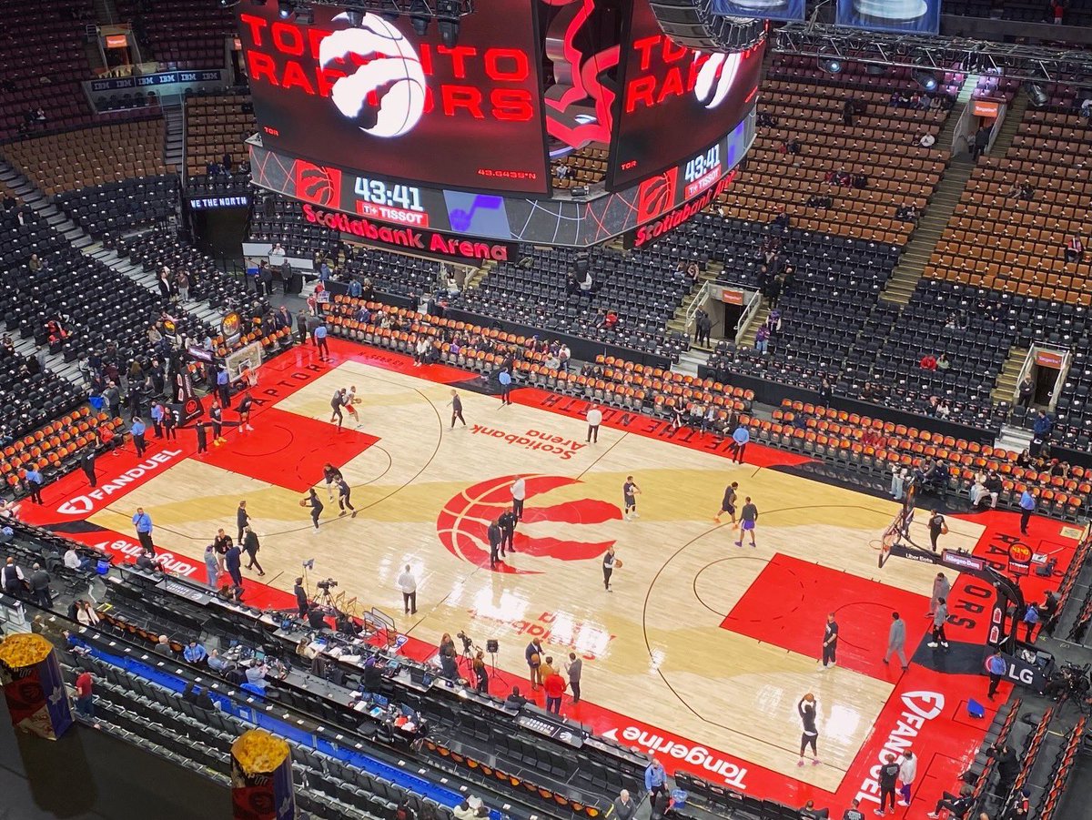 davidha02's tweet photo. Thanks @Raptors for the tickets and treats! Fun bird’s-eye view of all the action https://t.co/7qmFvqhCQl