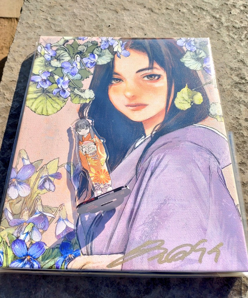 冬目景先生のサイン入りキャンバスアートが欲しくて、初めて代官山の蔦