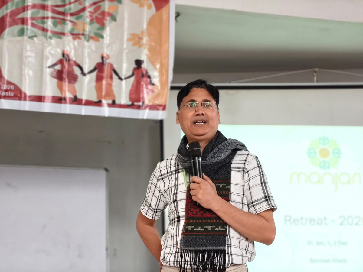 manjari_org's tweet photo. Potluck parties are great for fun (and the stomach), and standard team-building activities are good, but at @manjari_org , we believe in taking the boldest steps for our collective growth. That’s why every year, we swap the spreadsheets for the fresh air of a team retreat!🌤🥳

We just wrapped 𝗗𝗮𝘆 𝟭 𝗼𝗳 𝗥𝗲𝘁𝗿𝗲𝗮𝘁 𝟮𝟬𝟮𝟲 in beautiful Kesla, Madhya Pradesh, and let’s just say, it wasn’t like an average "sit-and-listen" seminar. Guided by the insightful Mr. Shubash Khare, we dove headfirst into what makes us a family.

Day 1 kicked off with our first-time participants sharing their expectations. Our Executive Director, Mr. Sanjay Sharma (@aesanjay) set the tone with a welcome address that reminded us why we do what we do.

In a powerful reflective exercise, we shared one achievement and more importantly one failure from the past year. Because at Manjari, we don’t hide our stumbles; we use them as stepping stones for collective learning.

The participants were then introduced to the 𝗖𝗛𝗢𝗣 𝗳𝗿𝗮𝗺𝗲𝘄𝗼𝗿𝗸 (Challenge, Hurdle, Obstacle, Problem). It’s not just an acronym; it’s our new secret weapon for solution-oriented thinking.

From interactive games to the intense 𝗥𝗼𝗽𝗲 𝗖𝗵𝗮𝗹𝗹𝗲𝗻𝗴𝗲, our teams learned that collaboration isn't just a buzzword, it’s a survival skill!

We wrapped the day with a deep dive into 𝗧𝗮𝘀𝗸, 𝗢𝘂𝘁𝗽𝘂𝘁, 𝗮𝗻𝗱 𝗢𝘂𝘁𝗰𝗼𝗺𝗲. It’s one thing to finish a task, but it’s another level entirely to take accountability for the impact we create.

Day 1 has left all of us tired but mindfully inspired, and slightly obsessed with solving puzzles.

#ManjariFoundation #Retreat2026 #TeamBuilding #GrowthMindset #ImpactDriven #KeslaDiaries

@HDFCBankCSR 
@AshrayaHastha 
@unwomenindia 
@AxisBank 
@WeAreRangDe 
@RajGovOfficial 
@CapriGlobalCap 
@BABLEINDIA
@LnTFinance
@pnbindia
@UttarakhandBank
@ril_foundation
@SBICard_Connect