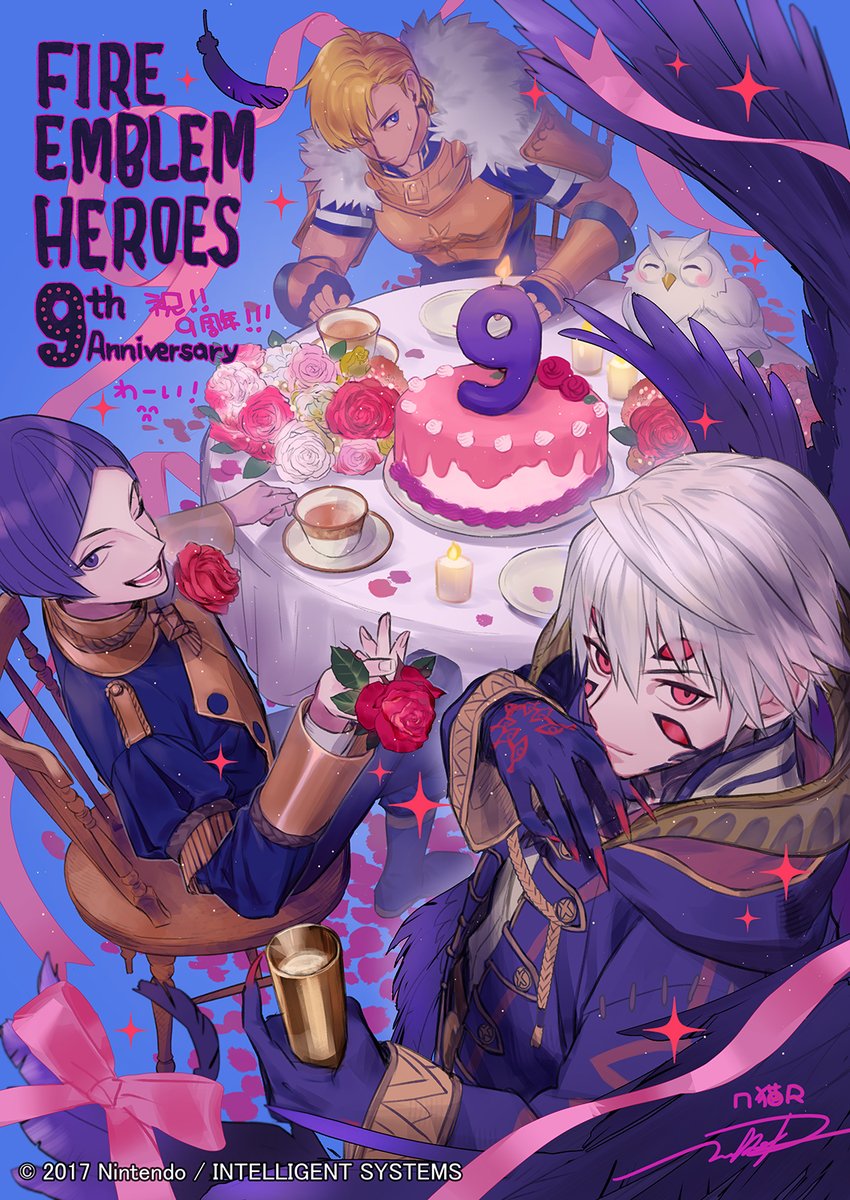 ファイアーエムブレムヒーローズ9周年！おめでとうございます！！！🎉
うお～～！10年目突入～！！🥳🥳

fire-emblem-heroes.com
#FEHeroes #FEヒーローズ