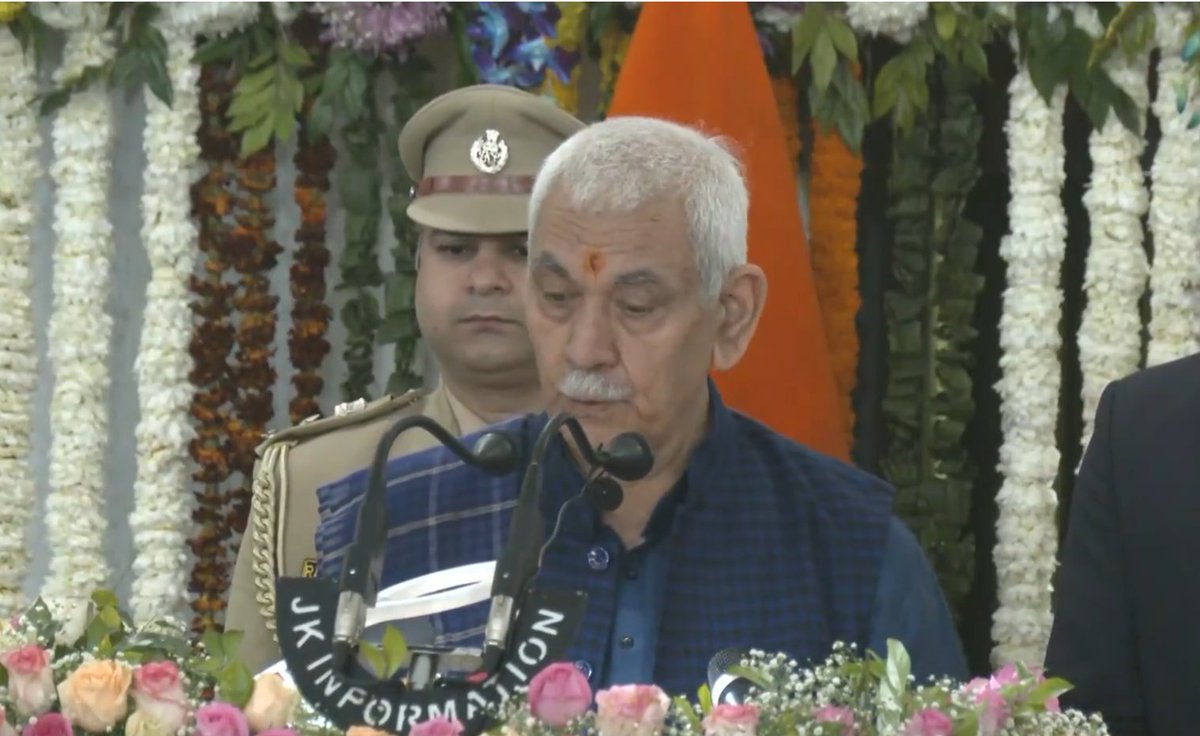 dar_Zubair_07's tweet photo. #JKBudgetSession
LG @manojsinha_ says; For me, this occasion represents not merely an accounting of resources or outcomes, but a reflection of our vision for a prosperous,inclusive &amp; resilient J&amp;K.I extend my sincere gratitude to every citizen contributing to this transformation. https://t.co/o0irj9XQjr