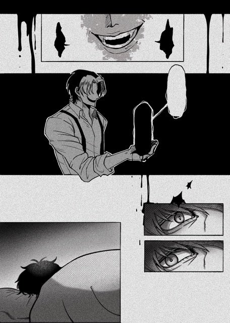 Farah366999's tweet image. this short comic depicts Klaus’s PTSD(1/2)
 
during a certain incident, Klaus’s feelings for Steven—and how important Steven is to him—are awakened, and painful memories from the past intertwine and resurface in his dreams