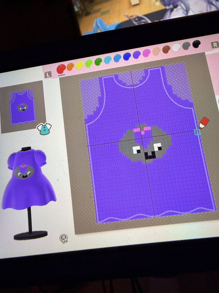 I made a Pebble dress hehehe #LIVEseki #biboo #bijouwled <a href="/kosekibijou/">Koseki Bijou🗿holoEN</a>