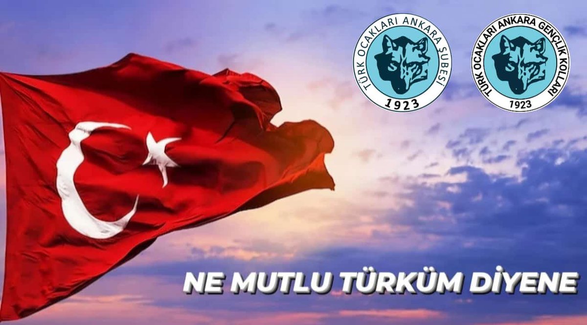turkocagiankara's tweet photo. "Dalgalandığın yerde ne korku, ne keder...
Gölgende bana da, bana da yer ver.
Sabah olmasın, günler doğmasın ne çıkar:
Yurda ay yıldızının ışığı yeter..." https://t.co/05mwePSU9J