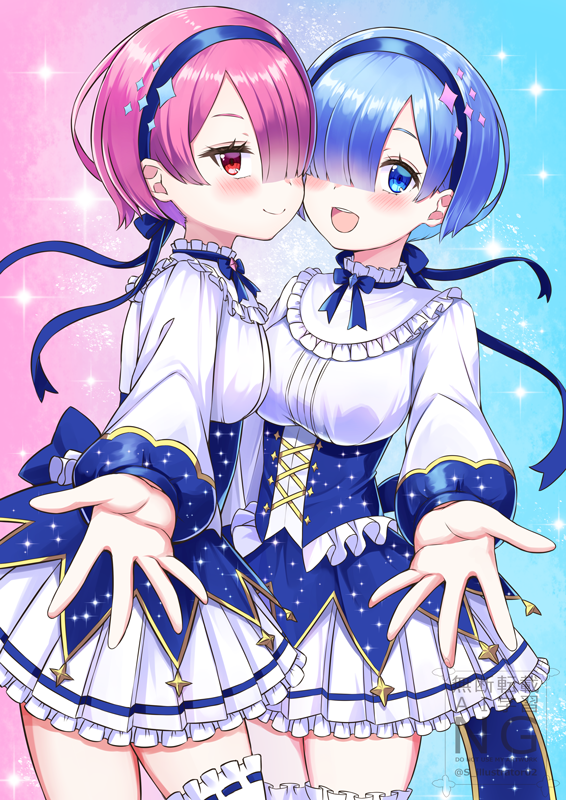 #ラムレム誕生祭
去年のやつ