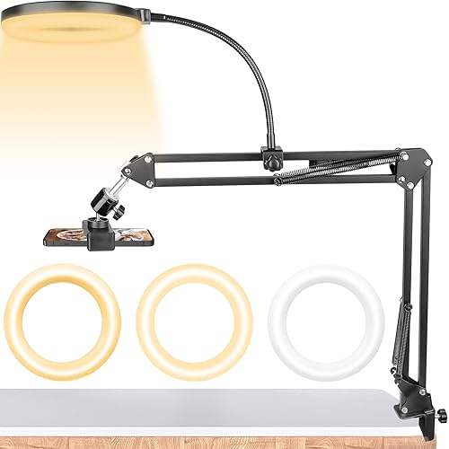 I just received ChromLives Overhead Phone Mount with Ring Light, Overhead Tripod Phone Holder Mount for Video Recording, Flexible Articulating Arm Overhead Phone Stand Top Down Camera Mount  from anax-em via Throne. Thank you! throne.com/lilgreenfox #Wishlist #Throne