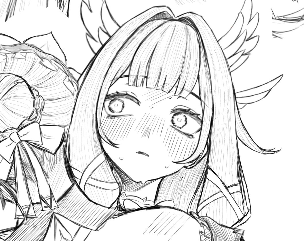 表情差分 迷ったけど正面向いてもらった