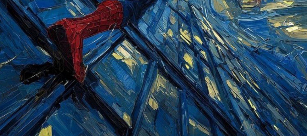 Van Gogh style Spider-Man