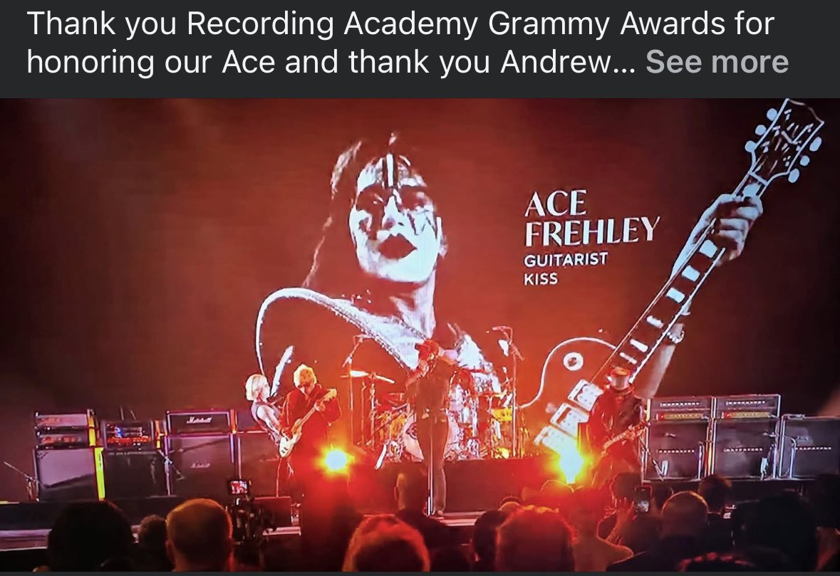 I love how they showed Ace some love at the Grammy’s and had him show up directly after showing Ozzy during his tribute. That meant a lot to some of us out here.
#ozzyosbourne #acefrehley