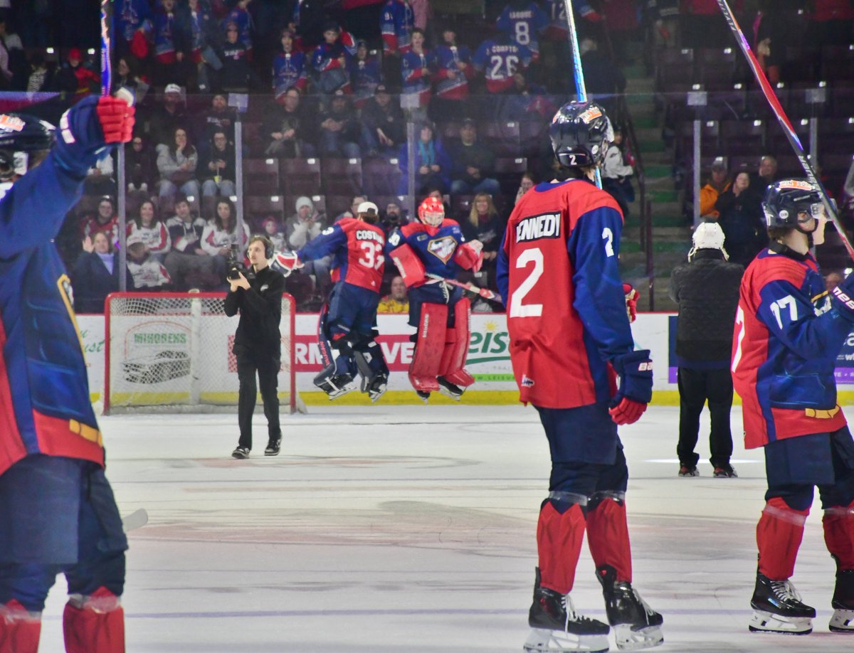 The Windsor #Spitfires scored early, used strong defence, and came away with a 4-1 win over the Sarnia #Sting on Sunday evening at the WFCU Centre. #OHL