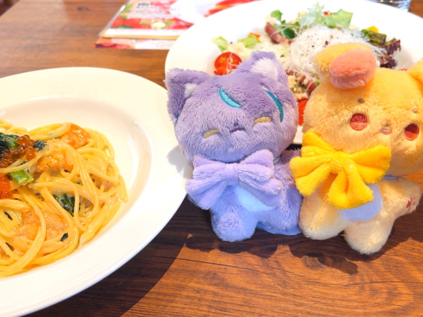 Pudding_Wonder's tweet image. ちびちゃん🎈🌟🧸と一緒に🍝
昨日食べたやーつ