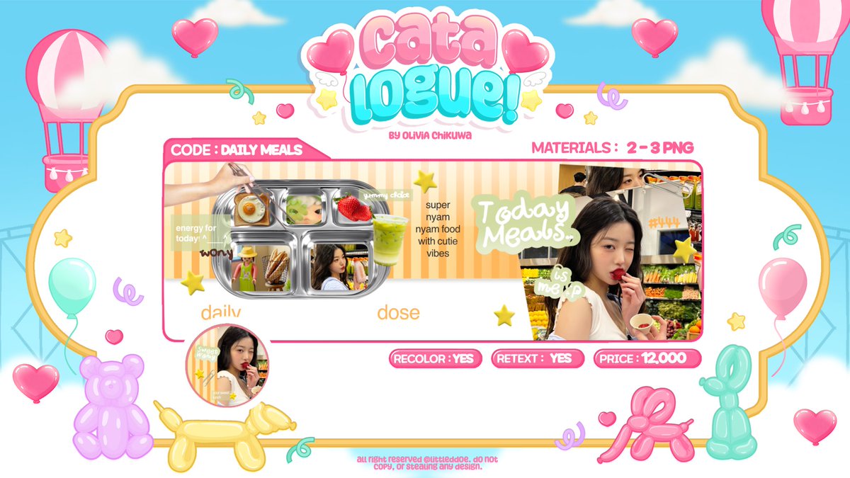 littleddoe's tweet image. 🎢🍎 ◎  help retweet?  tYsm!  ₊˚

⊂⊃ 🌸 haloo teman—timun! ⭐️🪁 dikarenakan hari ini 2.2 oLiviA chiKuwA open titipan beberapa catalogue dengan harga 10-12k aja nih . . ☘️🎡  ♡︭  for more info へ 🎠 kindly check ALT ៶៲៸ 🥣 𖠗

💌 . . #zonauang #zonaba ꒱