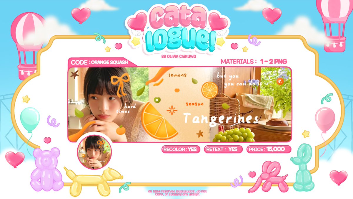 littleddoe's tweet image. 🎢🍎 ◎  help retweet?  tYsm!  ₊˚

⊂⊃ 🌸 haloo teman—timun! ⭐️🪁 dikarenakan hari ini 2.2 oLiviA chiKuwA open titipan beberapa catalogue dengan harga 10-12k aja nih . . ☘️🎡  ♡︭  for more info へ 🎠 kindly check ALT ៶៲៸ 🥣 𖠗

💌 . . #zonauang #zonaba ꒱