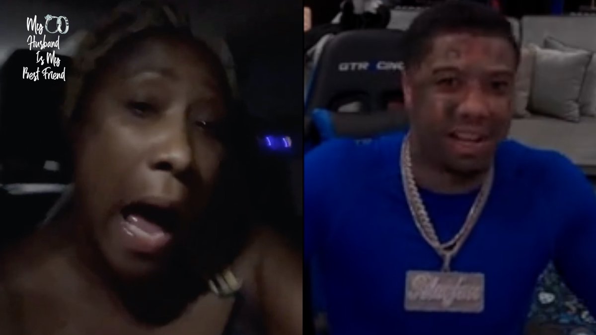 BlackInkChi's tweet image. SEE VIDEO HERE: youtu.be/xzObW2Ryfe0

"Yo Daddy Was Sprung" Blueface Mom Karlissa Snaps After He Reveals Sister Was Named After His Dad!

#karlissa #blueface #kali