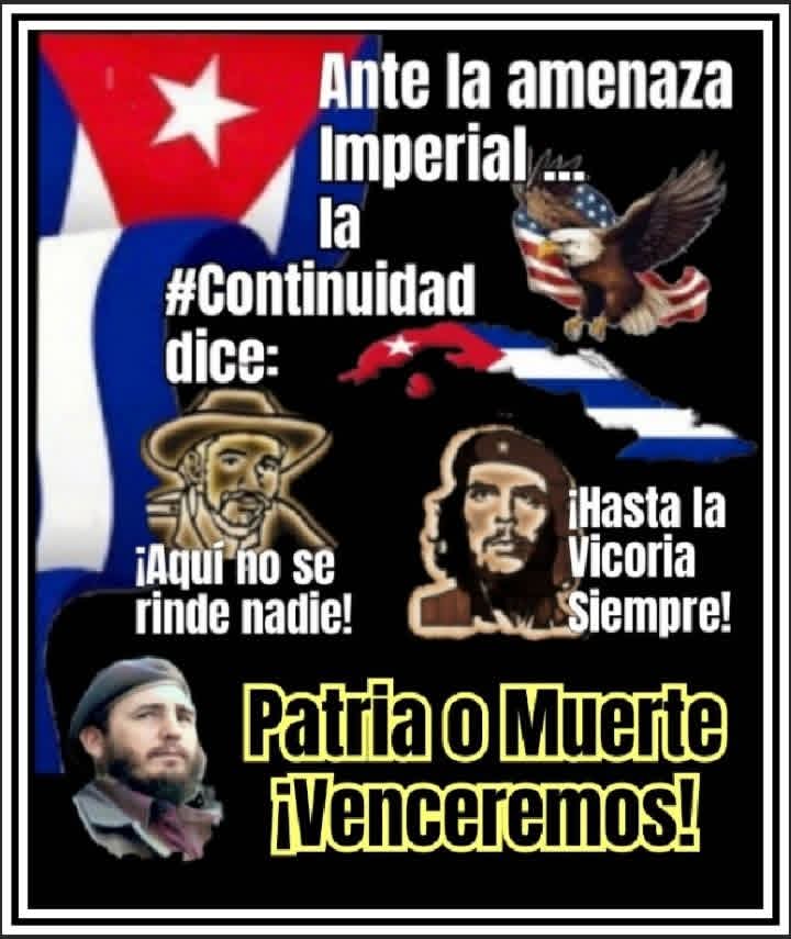 SOLO LA UNIDAD EN TORNO AL PARTIDO NOS HARÁ SALIR VICTORIOSO FRENTE AL IMPERIALISMO VORAZ QUE NOS AMENAZA ...
 AQUÍ NO HABRÁ "ZANJÓN"
